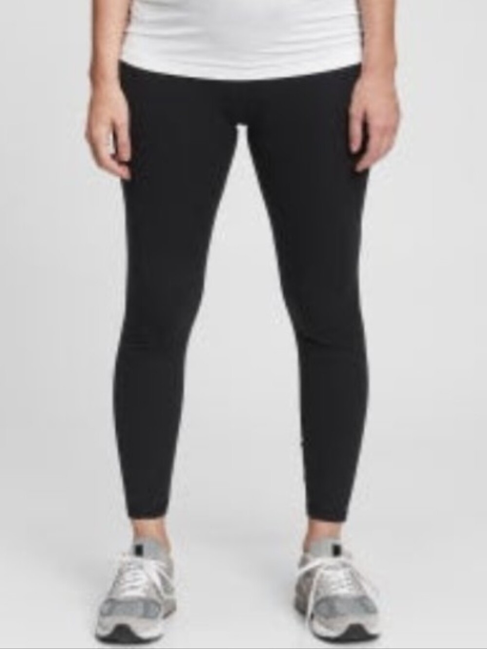 Maternity Black Under-belly Workout Leggings